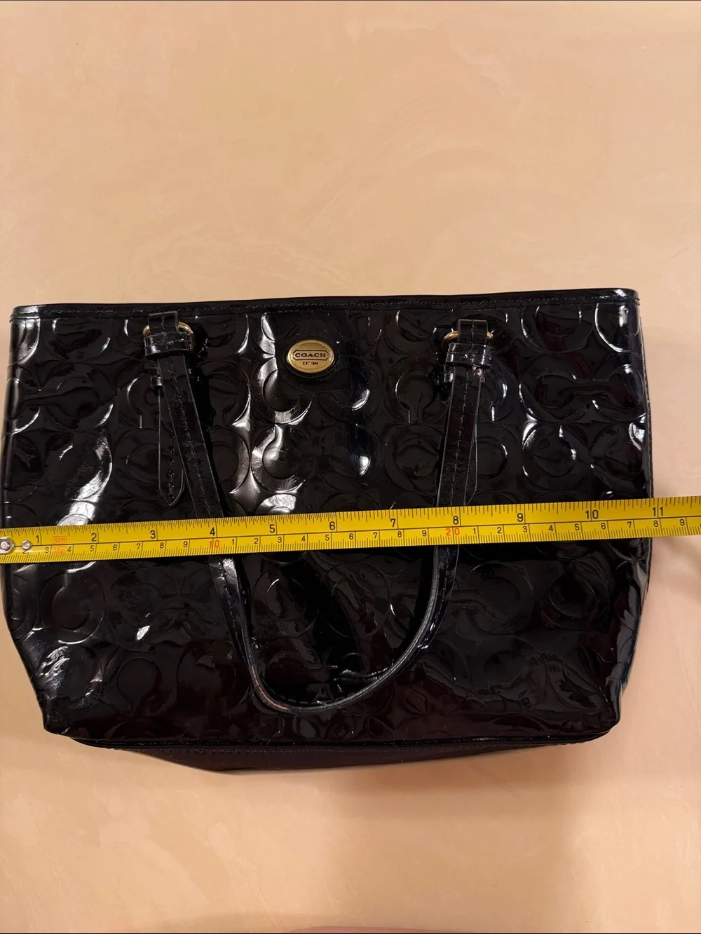 Pre loved Coach Black small purse